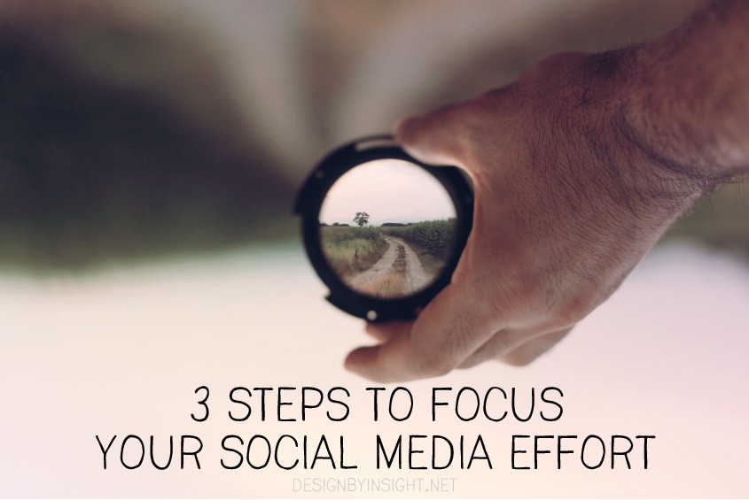 3 steps to focus your social media effort